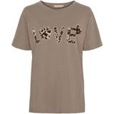 MARTA DU CHATEAU Marta du Chateau dam t-shirt MdcInge .0532 Restudsalg Fango Leo