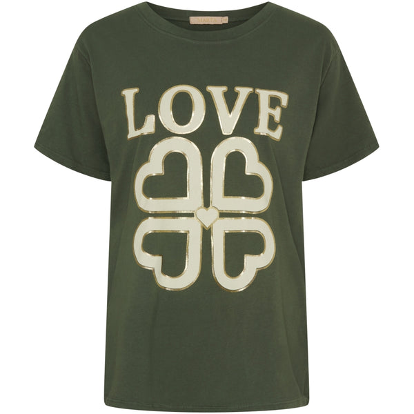 MARTA DU CHATEAU Marta du Chateau dam t-shirt MdcInge .0532 T-shirt Military Love