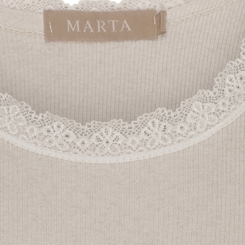 MARTA DU CHATEAU Marta du Chateau dam top MdcAngeline 2499 Top Beige
