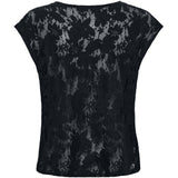 MARTA DU CHATEAU Marta du Chateau dam top MdcZorina 85661 Top Black