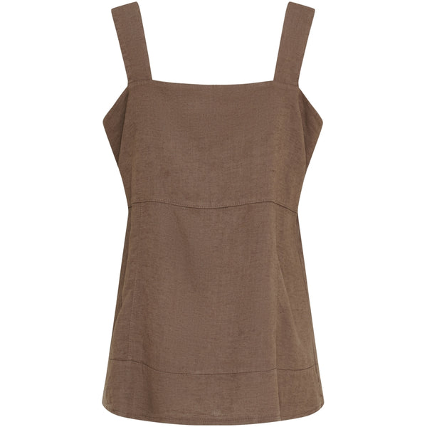 MARTA DU CHATEAU Marta du Chateau dam topp MdcAbby 258642 Top Cold brown