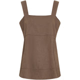 MARTA DU CHATEAU Marta du Chateau dam topp MdcAbby 258642 Top Cold brown