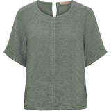 MARTA DU CHATEAU Marta du Chateau dam topp MdcCeyla TC268010 Top Militare