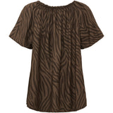 MARTA DU CHATEAU Marta du Chateau dam topp MdcLuciana 26136 Top Brown
