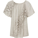 MARTA DU CHATEAU Marta du Chateau dam topp MdcLuciana 26136 Leo Top Beige