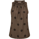 MARTA DU CHATEAU Marta du Chateau dam topp MdcLucina 2319 Top Brown