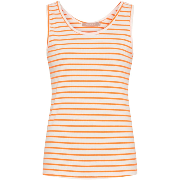MARTA DU CHATEAU Marta du Chateau dam topp MdcMarina 2499/B Top Arancio Fluo