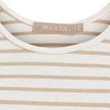 MARTA DU CHATEAU Marta du Chateau dam topp MdcMarina 2499/B Top Fango