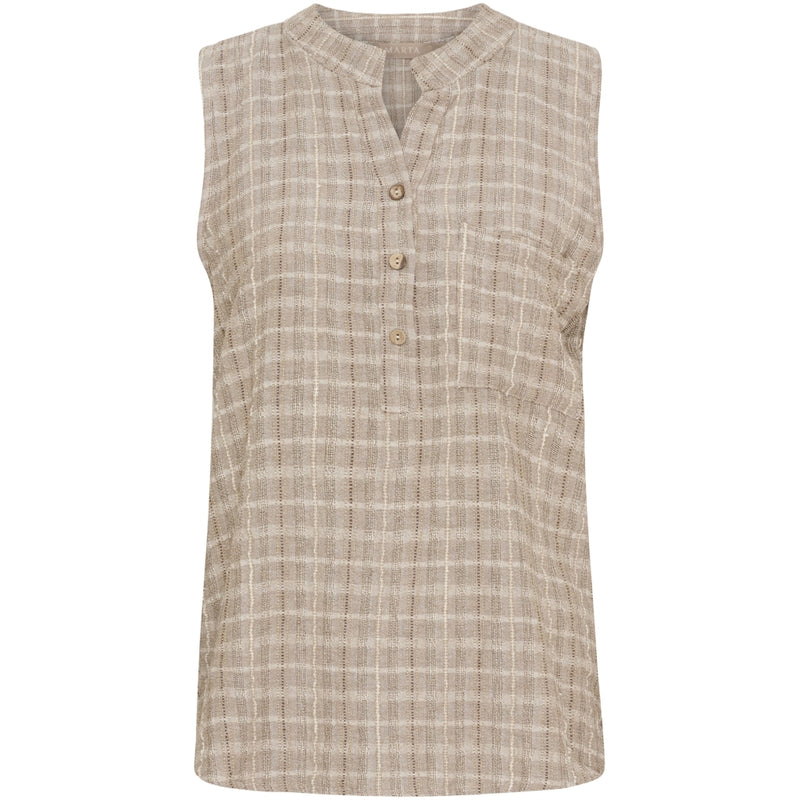 MARTA DU CHATEAU Marta du Chateau dam topp MdcNatalia 7227 Shirt Brown15