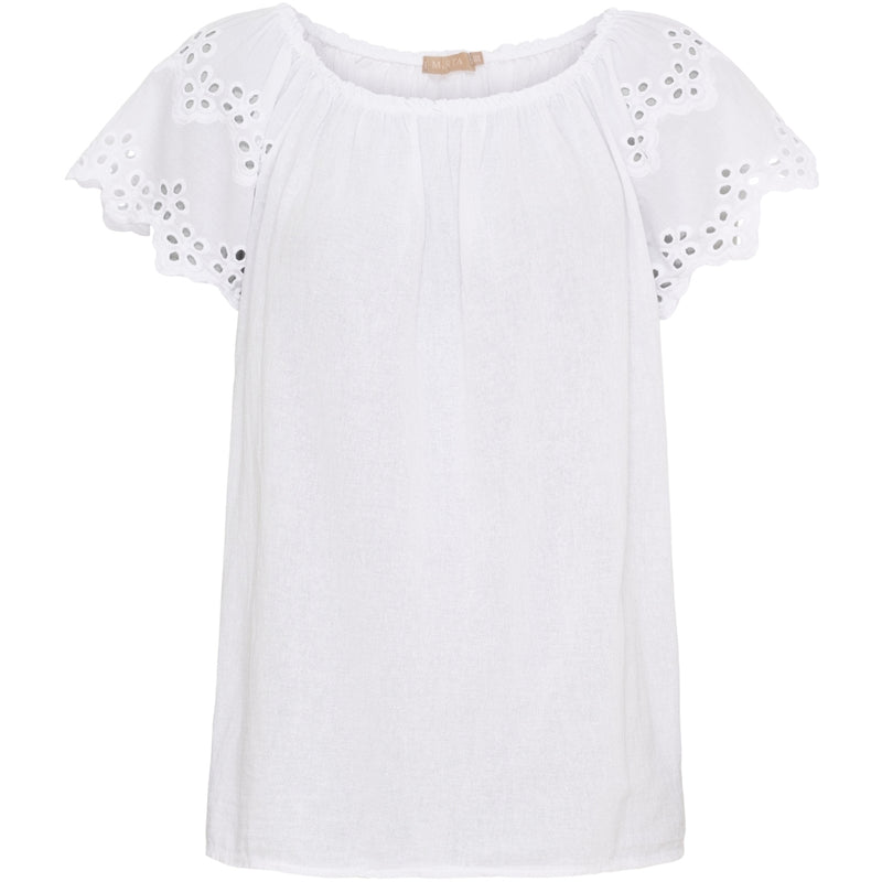 MARTA DU CHATEAU Marta du Chateau dam topp MdcRandi 22826 Top White