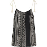 MARTA DU CHATEAU Marta du Chateau dam topp MdcTanya 258620 Top Black/WhiteMC1488