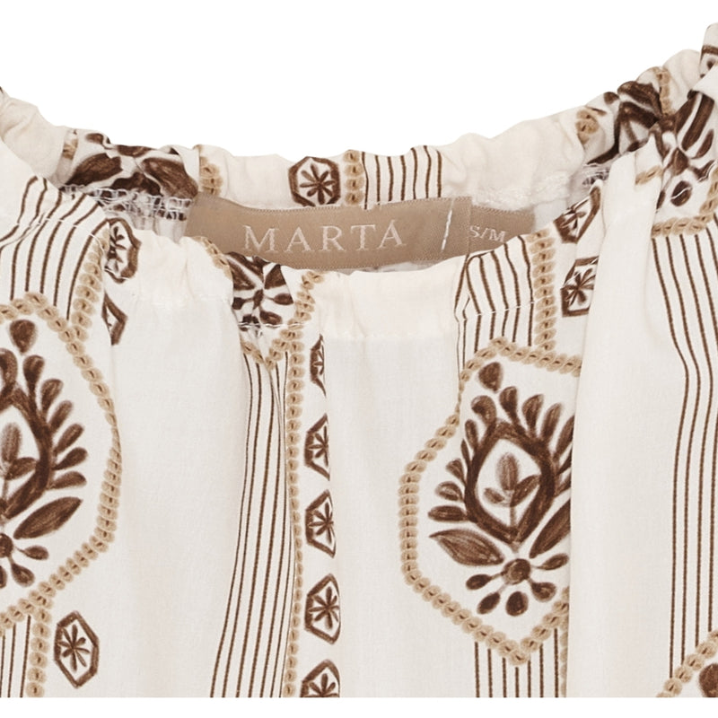 MARTA DU CHATEAU Marta du Chateau dam topp MdcTanya 258620 Top Moro/BeigeXof3986