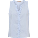 MARTA DU CHATEAU Marta du Chateau dam topp MdcVienna 68503M Top Cielo