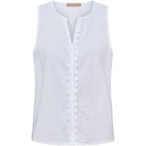 MARTA DU CHATEAU Marta du Chateau dam topp MdcVienna 68503M Top White