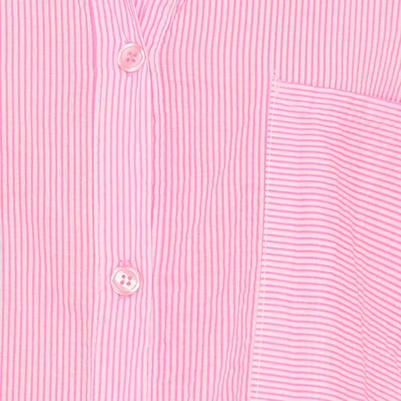 MARTA DU CHATEAU Marta du Chateau dam tunika MdcTine 1665-25 Tunica Strong Pink Stripe