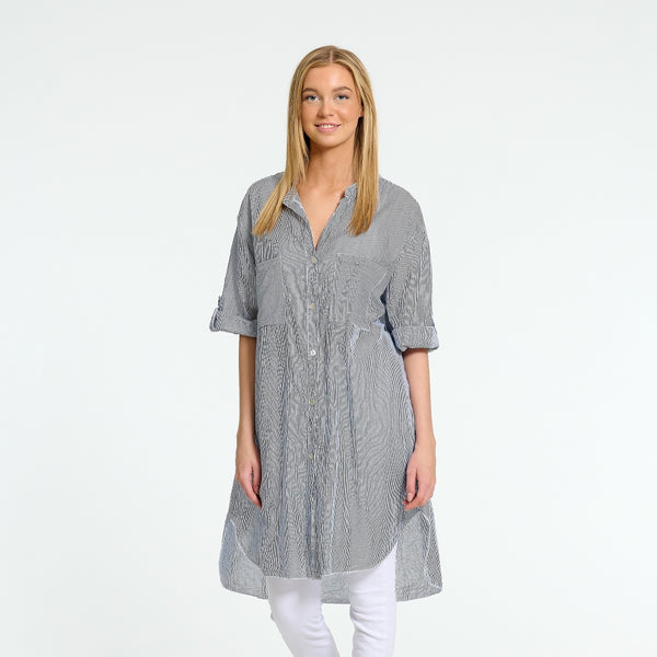 MARTA DU CHATEAU Marta du Chateau dam tunika MdcTine 1665-25 Tunica White/Blue