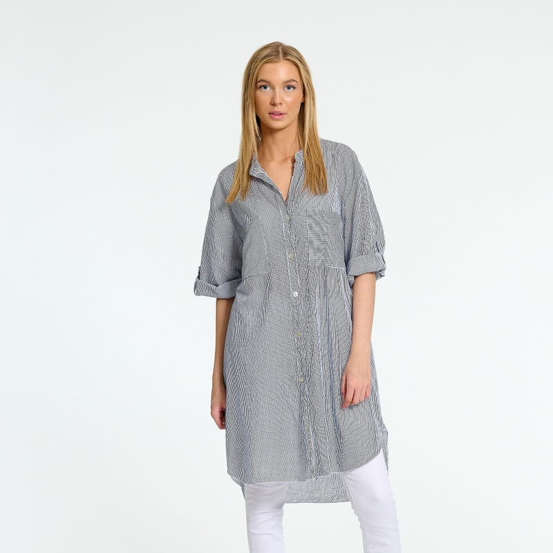 MARTA DU CHATEAU Marta du Chateau dam tunika MdcTine 1665-25 Tunica White/Blue