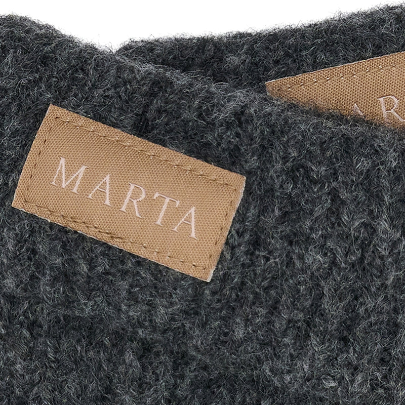 MARTA DU CHATEAU Marta du Chateau dam vantar Mitten 26208 Gloves Light Grey