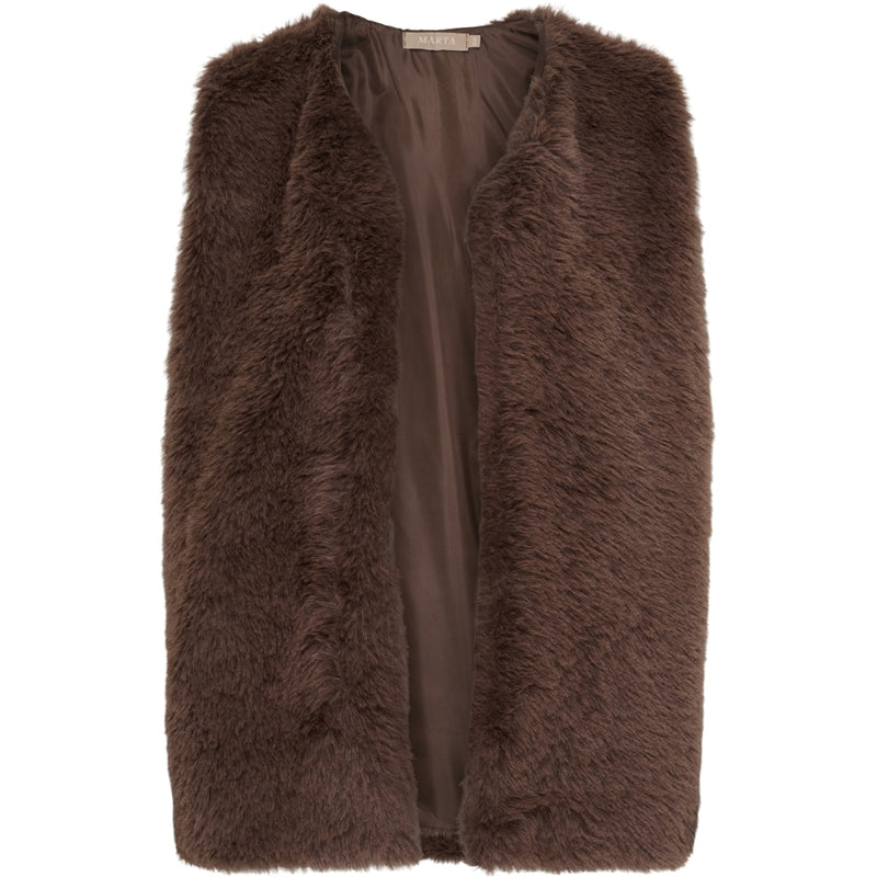 MARTA DU CHATEAU Marta du Chateau dam väst MdcArlette 85896 Vest Marrone2