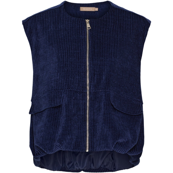 MARTA DU CHATEAU Marta du Chateau dam väst MdcFreya 55009 Vest BlueNavy1