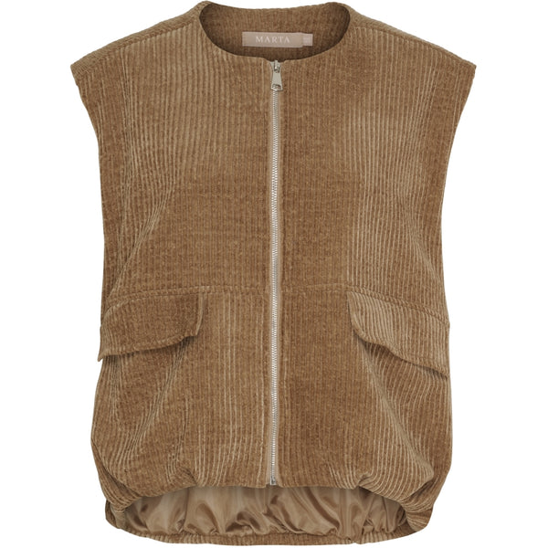 MARTA DU CHATEAU Marta du Chateau dam väst MdcFreya 55009 Vest Camel99