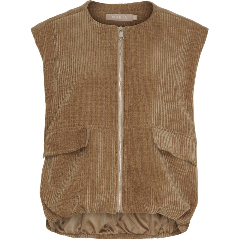MARTA DU CHATEAU Marta du Chateau dam väst MdcFreya 55009 Vest Camel99