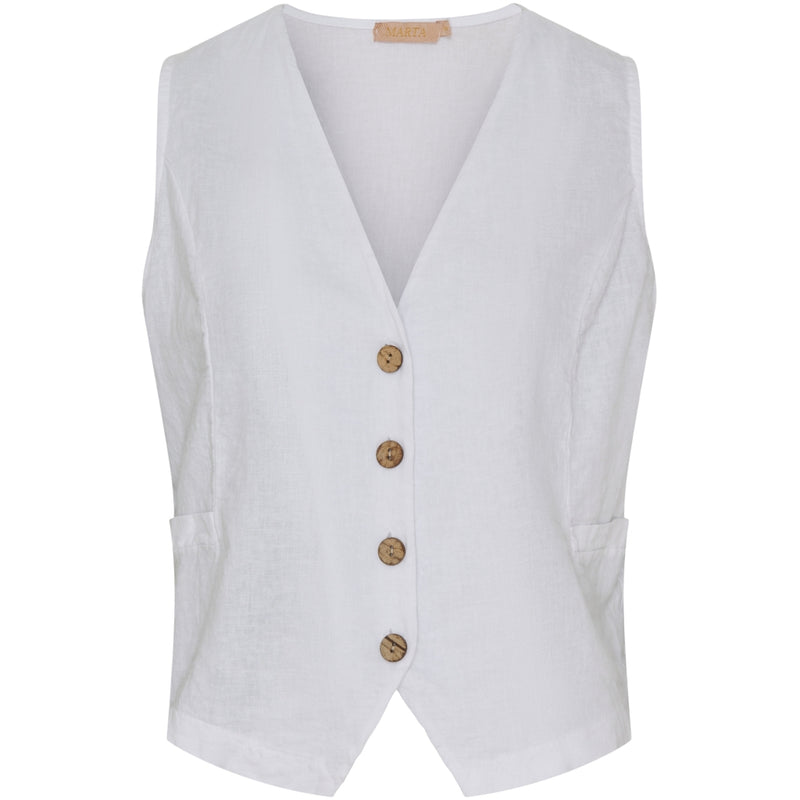 MARTA DU CHATEAU Marta du Chateau dam väst MdcKatarine 86331 Vest White