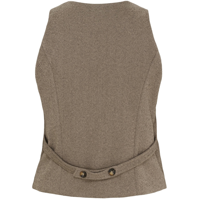 MARTA DU CHATEAU Marta du Chateau dam väst MdcRainey 248469 Vest Brown4