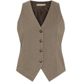 MARTA DU CHATEAU Marta du Chateau dam väst MdcRainey 248469 Vest Brown4