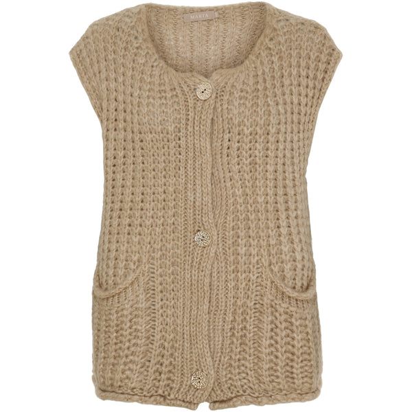 MARTA DU CHATEAU Marta du Chateau dam väst MdcRuby 9567 Vest Beige9546
