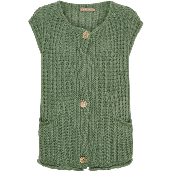 MARTA DU CHATEAU Marta du Chateau dam väst MdcRuby 9567 Vest LightMilitary9525