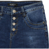 MARTA DU CHATEAU Marta du Chateau dam jeans MdcAmalia Mdc175-26166 Jeans Dark Blue Denim