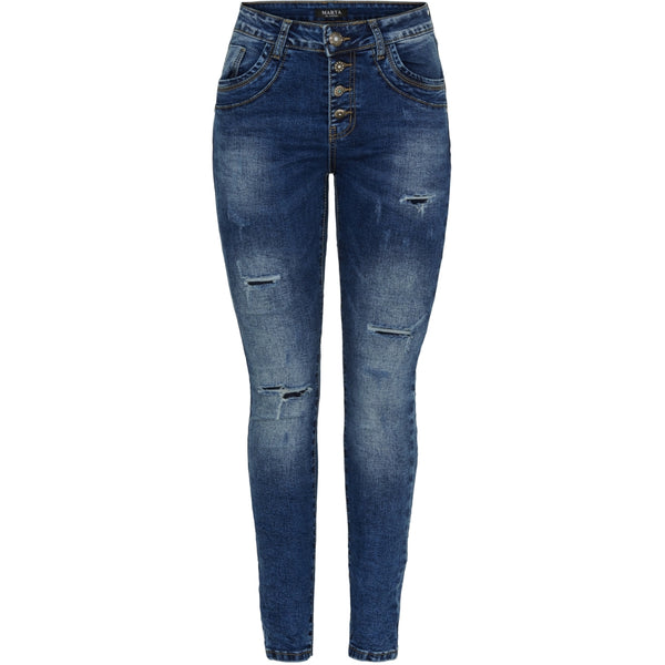 MARTA DU CHATEAU Marta du Chateau dam jeans MdcAna Mdc176-26164 Jeans Dark Blue Denim