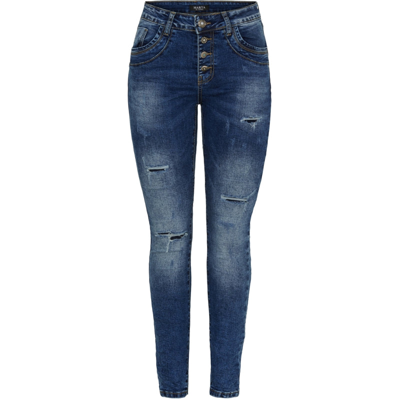 MARTA DU CHATEAU Marta du Chateau dam jeans MdcAna Mdc176-26164 Jeans Dark Blue Denim