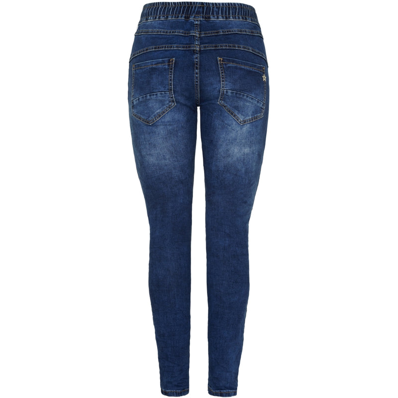 MARTA DU CHATEAU Marta du Chateau dam byxor MdcArcelia Mdc177-26174 Jeans Dark Blue Denim