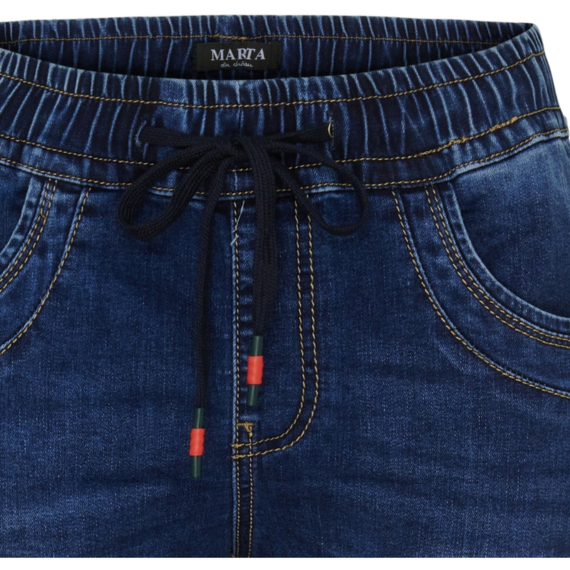 MARTA DU CHATEAU Marta du Chateau dam byxor MdcArcelia Mdc177-26174 Jeans Dark Blue Denim
