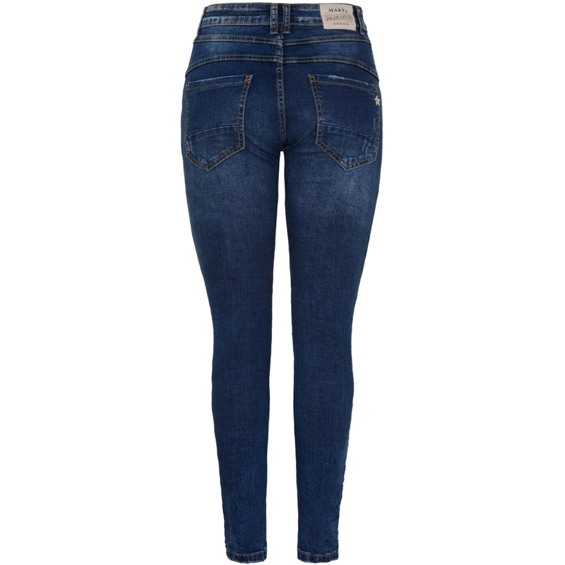 MARTA DU CHATEAU Marta du Chateau dam jeans MdcAzmina Mdc178-26165 Jeans Dark Blue Denim