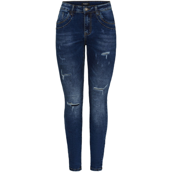 MARTA DU CHATEAU Marta du Chateau dam jeans MdcAzmina Mdc178-26165 Jeans Dark Blue Denim