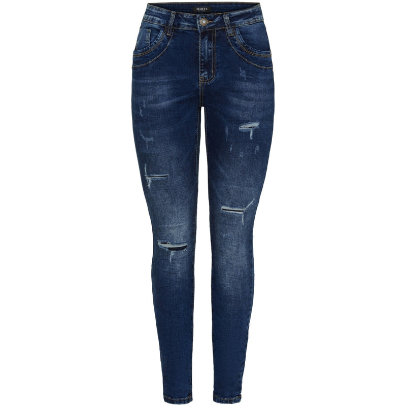 MARTA DU CHATEAU Marta du Chateau dam jeans MdcAzmina Mdc178-26165 Jeans Dark Blue Denim