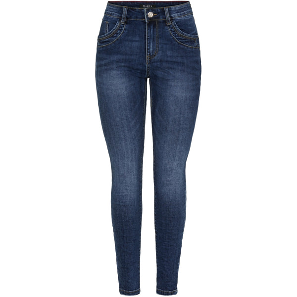 MARTA DU CHATEAU Marta du Chateau dam jeans MdcCarla Mdc181-26173 Jeans Dark Blue Denim