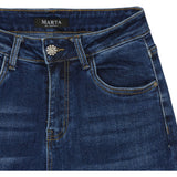 MARTA DU CHATEAU Marta du Chateau dam jeans MdcEsma Mdc186-26177 Restudsalg Dark Blue Denim