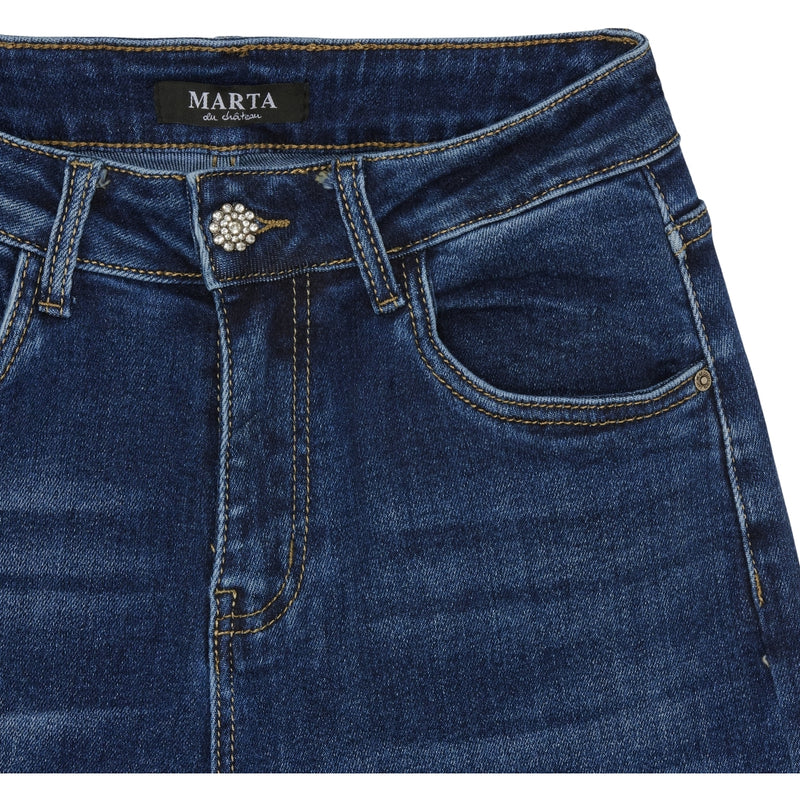 MARTA DU CHATEAU Marta du Chateau dam jeans MdcEsma Mdc186-26177 Restudsalg Dark Blue Denim