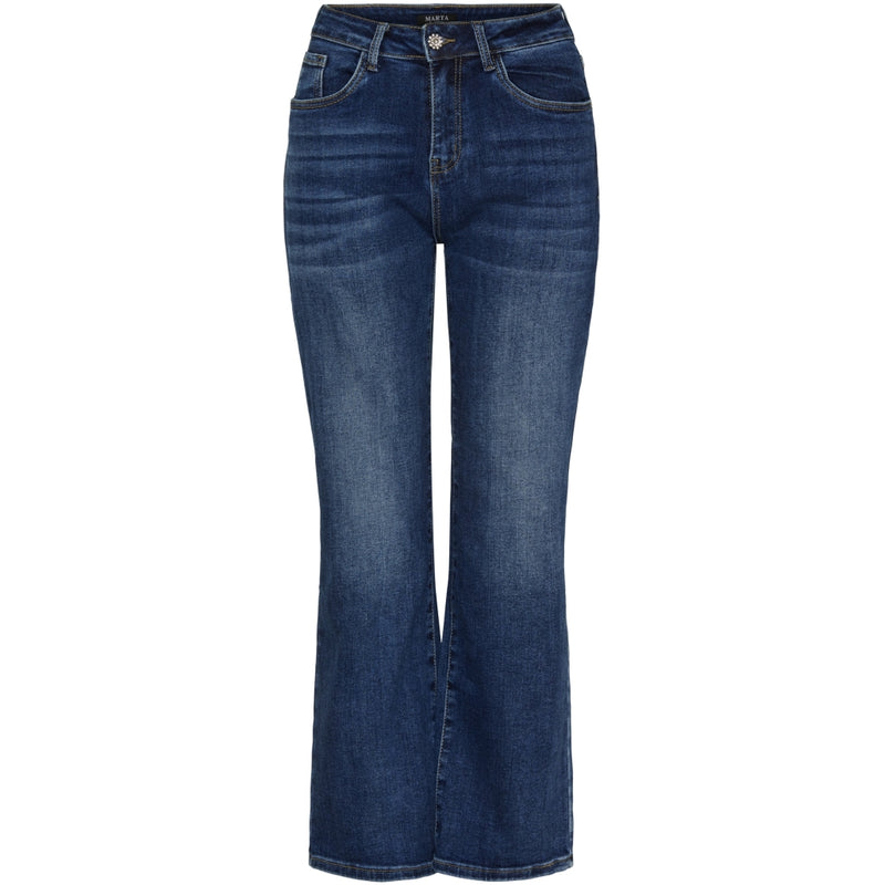 MARTA DU CHATEAU Marta du Chateau dam jeans MdcEsma Mdc186-26177 Restudsalg Dark Blue Denim