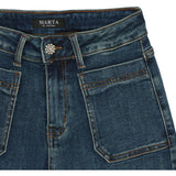 MARTA DU CHATEAU Marta du Chateau dam jeans MdcEsmerelda Mdc187-26179 Jeans Dark Blue Denim