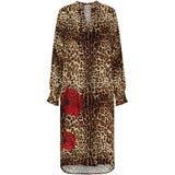 MARTA DU CHATEAU Marta du Chateau dam klänning MdcEloise 32159 Dress Moro Red Flower