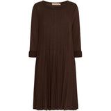 MARTA DU CHATEAU Marta du Chateau dame kjole MdcJasmin 71653 Dress Brown Washed