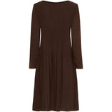 MARTA DU CHATEAU Marta du Chateau dam klänning MdcSally 20270 Dress Brown Washed