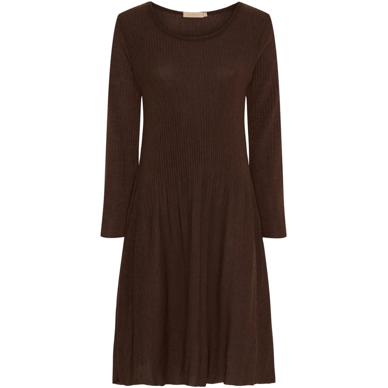 MARTA DU CHATEAU Marta du Chateau dam klänning MdcSally 20270 Dress Brown Washed