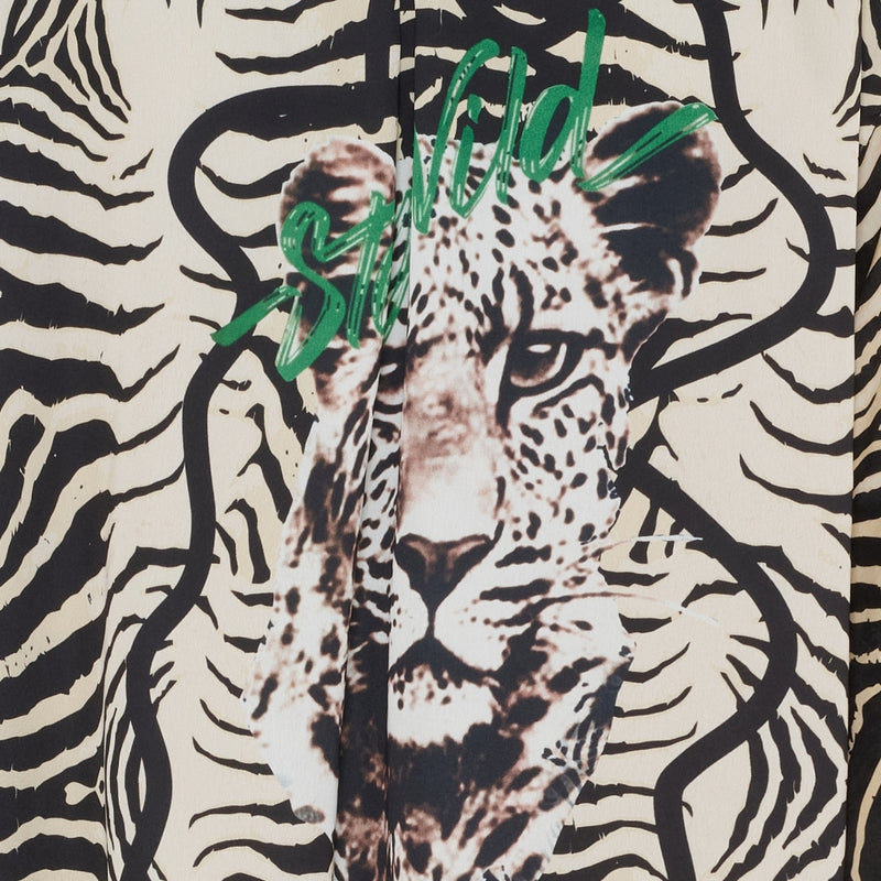 MARTA DU CHATEAU Marta du Chateau dam klänning MdcValerie 32157 Dress Nero Zebra