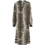MARTA DU CHATEAU Marta du Chateau dam klänning MdcValerie 32157 Dress Nero Zebra